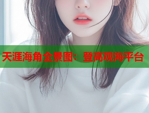 天涯海角全景图：登高观海平台