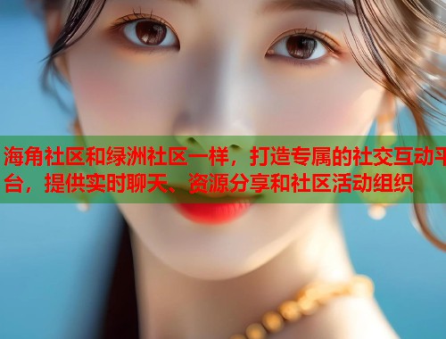 海角社区和绿洲社区一样，打造专属的社交互动平台，提供实时聊天、资源分享和社区活动组织