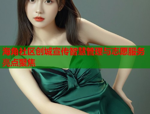 海角社区创城宣传智慧管理与志愿服务亮点聚焦