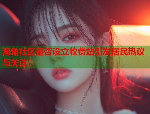 海角社区是否设立收费站引发居民热议与关注